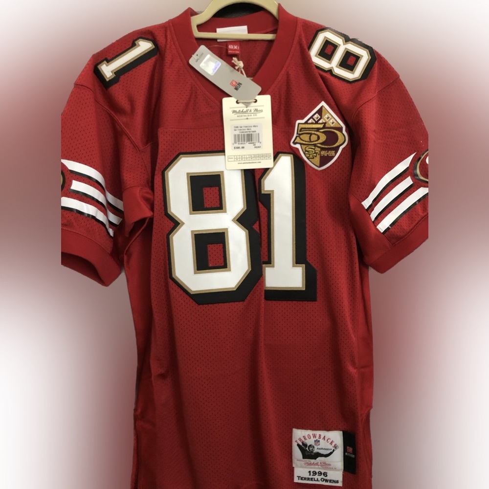 Mitchell & Ness: San Francisco 49’s - Terrell Owens #81 Jersey (1996).